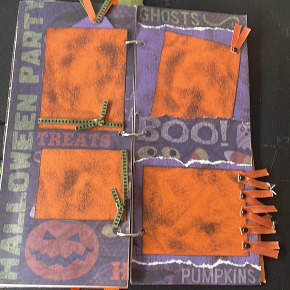 Premade Halloween envelope scrapbook- just made - Picture 7 of 8